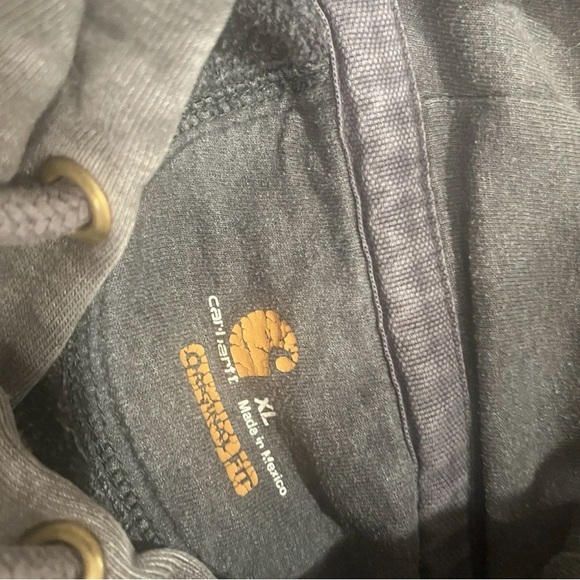 Carhartt Gray Hoodie XL - Picture 2 of 6